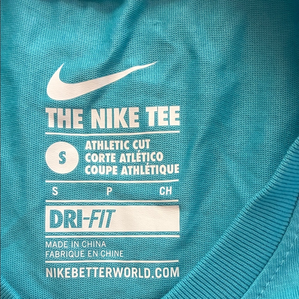 Nike Teal Dri-FIT Tee Basketball size S NWT - Picture 2 of 7